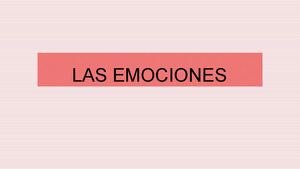 Las Emociones Powerpoint De Tic