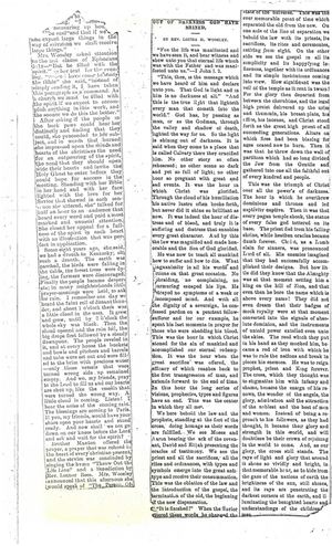 Louisa Woosley Sermon 38