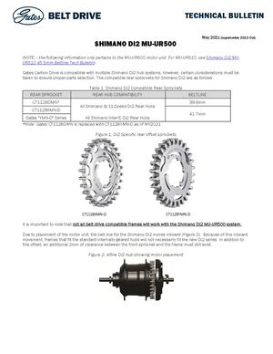 2021 Shimano Di2 MU UR500