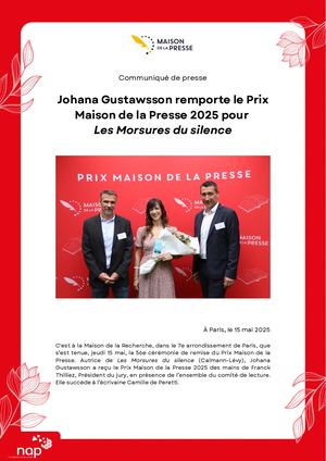 CP Laureat Prix Maison De La Presse 2025