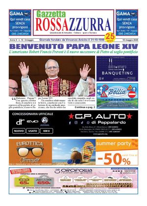 Gazzetta Rossazzurra 16 5 2025 Anno X N 10