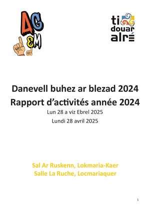 Rapport d'activités 2025