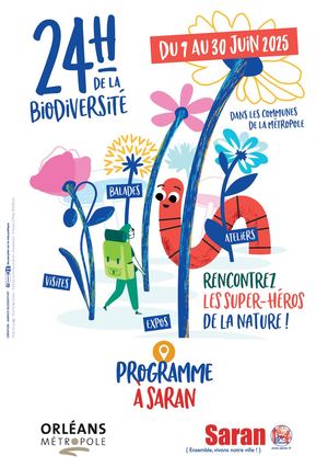 Programme 24h Biodiversité 2025 à Saran