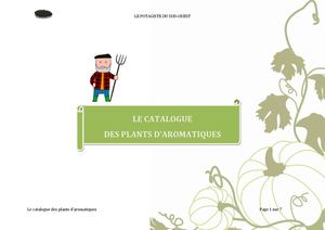 Catalogue Des Plants D'aromatiques 2025