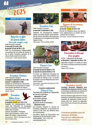 Calendrier de Formation 2025
