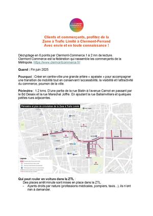 Découvrir la Zone à Trafic limité de Clermont-Ferrand