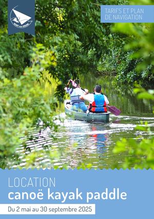 Location canoë kayak paddle (été 2025)