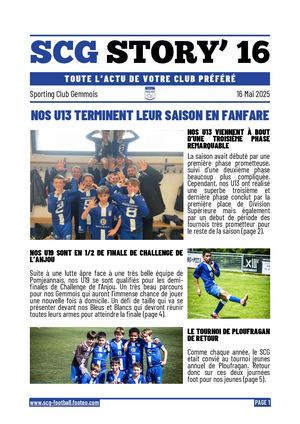 Scg Story Mai 2025