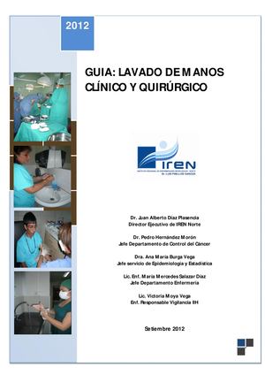 Guía de Lavado de Manos Clínico Y Quirúrgico