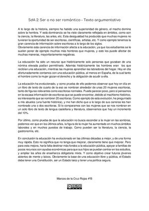 Marcos Cr Argumentación