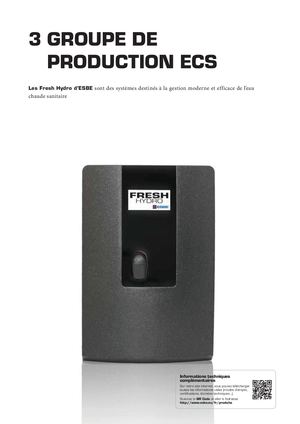 FR-ESBE Data Sheets Catalogue FR Chapter 3 GROUPE DE PRODUCTION ECS