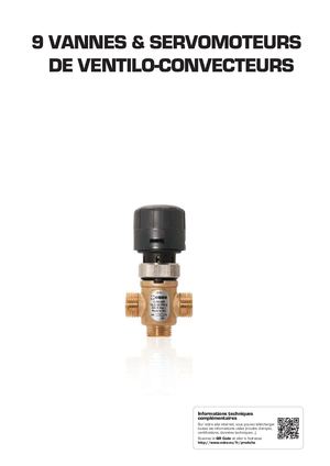 FR-ESBE Data Sheets Catalogue FR Chapter 8 VANNES & SERVOMOTEURS POUR VENTILO CONVECTEURS