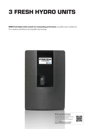 GB-ESBE Data Sheets Catalogue GB Chapter 3 FRESH HYDRO UNITS