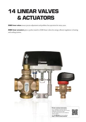 GB-ESBE Data Sheets Catalogue GB Chapter 13 LINEAR VALVES - ACTUATORS