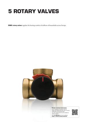 GB-ESBE Data Sheets Catalogue GB Chapter 4 ROTARY VALVES