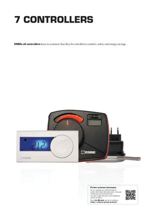 GB=ESBE Data Sheets Catalogue GB Chapter 6 CONTROLLERS