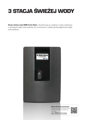PL-ESBE Data Sheets Catalogue PL Chapter 3 STACJA ŚWIEŻEJ WODY