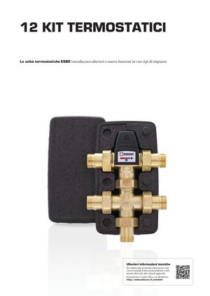 IT-IT-ESBE Data Sheets Catalogue IT Chapter 11 KIT TERMOSTATICI