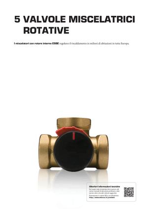 IT-ESBE Data Sheets Catalogue IT Chapter 4 VALVOLE MISCELATRICI ROTATIVE