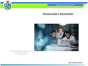 Tecnologia Y Educacion Mayo17