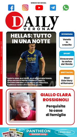 Daily Verona 18 Maggio 2025