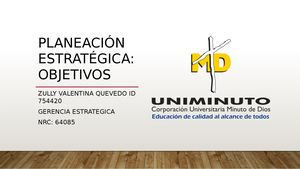 Planeación Estratégica