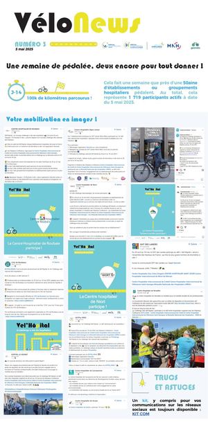 Newsletter N°3 - Vél'hôpital
