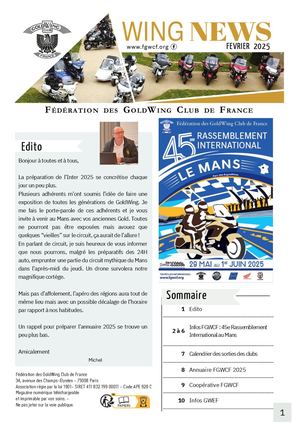 WingNews Février 2025