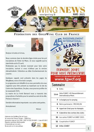 WingNews Mars 2025
