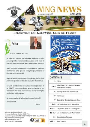 WingNews Avril 2025
