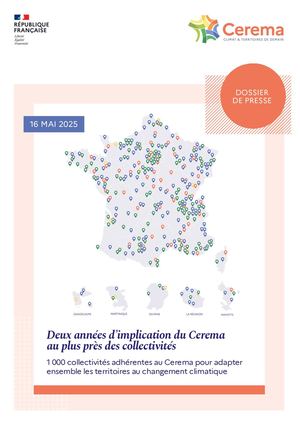 1000 collectivités adhérent désormais au Cerema !