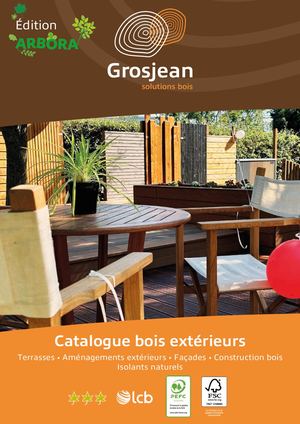 Catalogue Grosjean - Bois Extérieurs