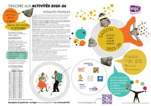 Plaquette Activités 2025-26 - MJC Reignier