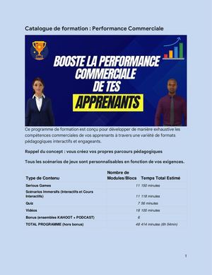 Catalogue Serious Games