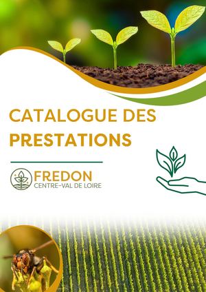 Catalogue Des Prestations Fredon Centre Val de Loire 2025