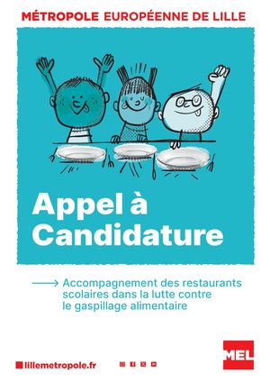 Appel à candidature - Accompagnement des restaurants scolaires dans la lutte contre le gaspillage alimentaire
