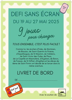 Defi Sans Ecran 2025