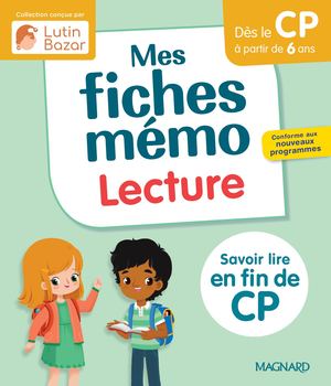Mes fiches mémo Lecture CP - Lutin Bazar