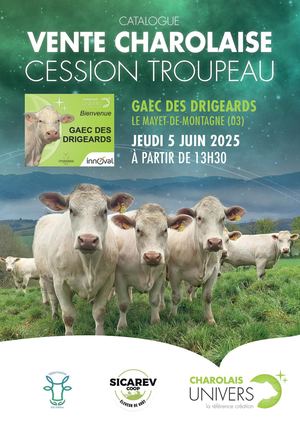 Catalogue Vente Charolais Cession Troupeau