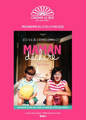 Programmation du cinéma Rex de Veules les Roses du 21 au 27 Mai