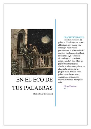 En El Eco De Tus Palabras