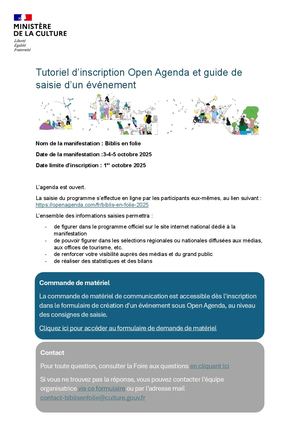 Open Agenda Guide de saisie contributeurs