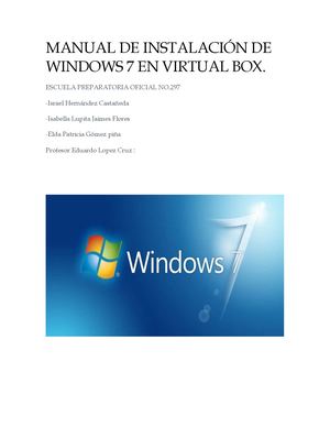 Windows 7 Virtual Box