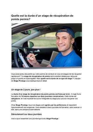 Points Permis