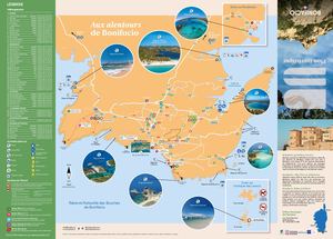 Plan touristique de Bonifacio 2025 - Français