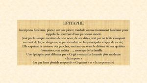 8 Exemple D'épitaphes