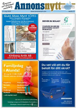 Annonsnytt V21 2025