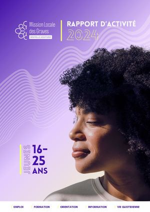 RAPPORT D'ACTIVITE 2024 // Mission Locale des Graves