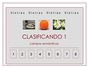Clasificando campos semánticos