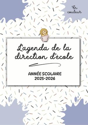 Agenda Direction Extrait